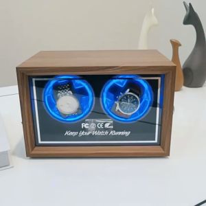 กล่องนาฬิกา automatic กล่องใส่นาฬิกา กล่องหมุนนาฬิกา 2psc นาฬิกา watch box watch winder กล่องหมุนนาฬิกาอัตโนมัติ กล่องใส่นาฬิกาหมุนได้ หมุนนาฬิกา