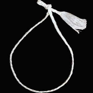 Authentic Natural Silk Rope Bracelet Ankle Chain Handmade Red Woven Silk Cord Genuine Mulberry Silk Thread Original Color