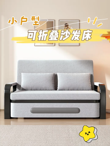 🌟{2 days delivery} Multi-functional retractable sofa-bed for home living room dual-purpose folding storage bed