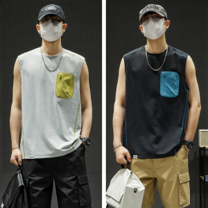 izzue | Outdoor Sport Sleeveless Vest Men T-shirt Lightweight Quick Dry