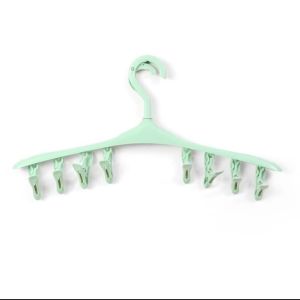 H028 HANGER BAJU BAYI KAOS KAKI PRAKTIS SERBAGUNA JEPITAN 8IN1 GANTUNGAN JEMURAN BAJU BAHAN PLASTIK TEBAL