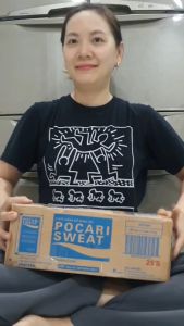 CÓ VIDEO. Date 2027/ 1 THÙNG CÓ 125 GÓI BỘT POCARI SWEAT BÙ NƯỚC BÙ ION ĐIỆN GIẢI TỪ NHẬT BẢN