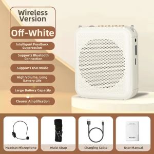 Teachers Professional Bee Bluetooth Amplifier Microphone Tour Guide Horn Speaker S2025 Portable Audio Visual Appliances