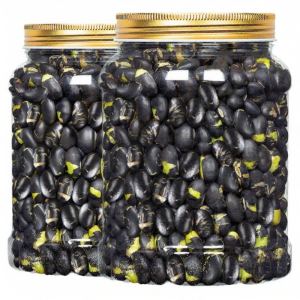 LVSHANQING | Ready-to-Eat Salt-Free Original Flavor Roasted Black Beans 500g
