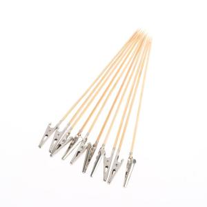 ●10/20/50Pcs Wood And Metal Painting Stand Alligator Clip Stick Modeling Tool For Airbrush Model Part DIY Accessories