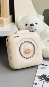Yisen Bear Cute Mini Powerbank With 2 Cables Portable Design Led Capacity Display Fast Charging