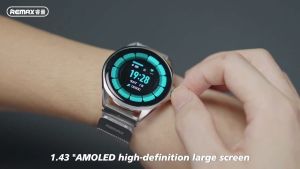 Remax Watch 21 Ultra Thin iP67 Waterproof Smartwatch - Stainless Steel