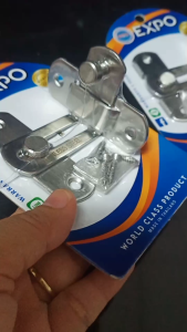 EXPO กลอนห้องน้ำ 4 นิ้ว สแตนเลส แบบสับฉาก