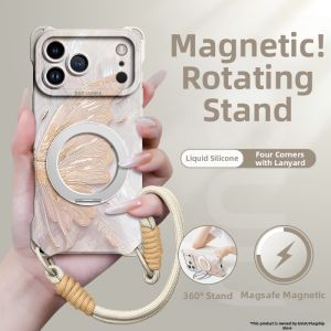 GGUU | Silicone Air Integrated Magnetic Phone Case with Wristlet and Crossbody Strap