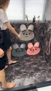 Thảm cọ chân Massage Thảm chà bàn chân chống trượt hình thỏ Dụng cụ làm sạch chân