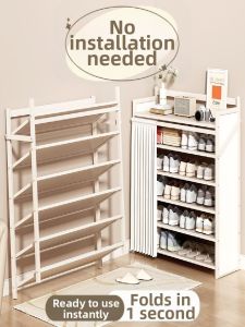 Multilayer Space-saving Shoe Rack No Assembly Required