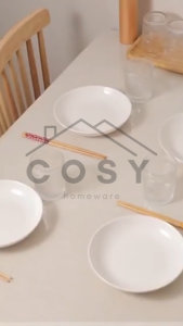 COSY Sumpit Kayu Bambu Panjang Motif Bunga Cherry Blossom Per Pasang