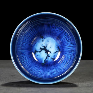 เซรามิคขนาดใหญ่ Chazan ถ้วยชาเจ้าของถ้วยกระต่ายผมเคลือบ Tenmoku เคลือบ Gongfu ชาดื่มถ้วยเดี่ยวชิ้นเตาเผา