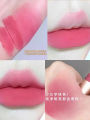 Mauve Pink Lipstick Matte Olive Skin Candy Color Tulip Pink Lip Glaze Korean Fashion Long-lasting Color Boost Non-smudge. 