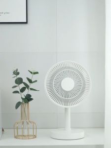 USB Desk Fan Mini Stand Lower Noise Rechargeable 4 Gear Strong Wind Esay Disassemble 90 Adjustable with Timer Function Office Bedroom Cooler Desk USB Fan