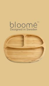 BLOOME Baby Classic Bamboo Suction Plate | Piring Makan Bambu Bayi