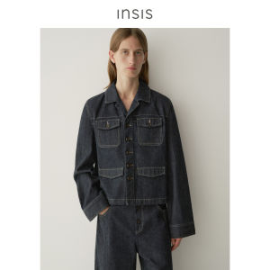 INSIS FEMME | Imported Vintage Multi-Pocket Denim Jacket