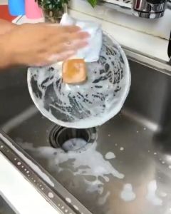 Set 5 Khăn Rửa Chén Kim Loại Đan Lưới 2 Lớp Dày Dặn Cọ Rửa Xoong Nồi Không Bong Tróc Vệ Sinh Đa Năng-GD797-Kruachenkc