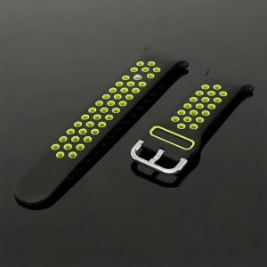 Silicone Strap Two-Tone For Samsung Galaxy Watch 8 40 44mm Adjustable Band and Galaxy 8 Classic 46mm Breathable Sports Bracelet