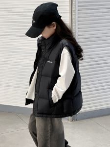 Childrens down Vest White Duck down Outerwear Autumn Winter Middle Large Children Boys Girls Wear Parent-Child Vest Tank Top