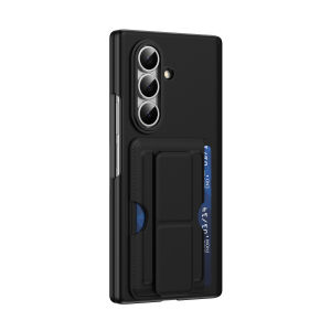 szhaiyu | For Samsung Galaxy Z Fold 8 Ultra Fold7 6 5 Foldable Phone Case With Strap Stand Card Slot Hinge Anti-drop Protective Case