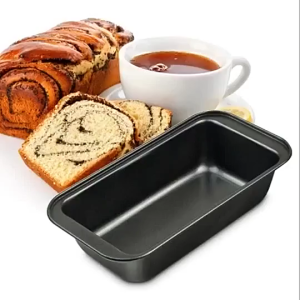 Carbon Steel Toast Mold Rectangular Nonstick Bread Loaf Baking Pan Gold Black Kitchen Bake Tool