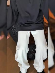 Hoa Màu Xám Giả Hai Chiếc Kiểu Mỹ polo Áo Sơ Mi Nam Trưởng Thành Và Ổn Định Dài Tay T Áo Sơ Mi Cổ Áo Sơ Mi Áo Len Thương Hiệu Thời Trang Nặng