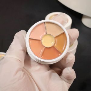 Mini Opera Concealer Palette with Brush Large Bowl Triple Six Color Trial Send Free Makeup Tool German Origin Foundation