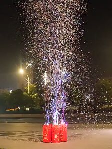 Buy 2 Get 1 Free Gift New Year Fireworks Bubble Machine Fully automatic simulation fireworks bubble machine Free New Year gifts Suitable for Family Party