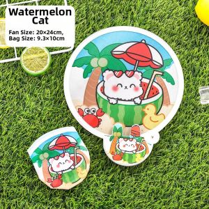 Summer Cute Cartoon Foldable Fan