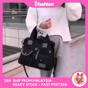 iFASHION 1176 Women Water Resistant Mummy Crossbody Sling Shoulder Handbag Nylon Gym Bag Wanita Beg Tangan Bersalin ibu