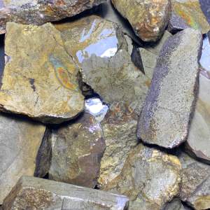 Batu Badar Perak Natural / Bahan bongkahan Badar Perek Super Qualiti