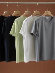 Viết Sinh Học Nam Mùa Hè Cassette Áo Thun Nữ Tay Ngắn Băng Cảm Ứng Thân Thiện Với Làn Da Nhanh Khô Co Giãn Mỏng Phong Cách Dành Cho Thanh Niên