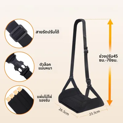 ที่นอนเด็กบนรถบัสแบบพับได้พร้อมหมอนรองเท้าสำหรับเด็กบนเครื่องบินและรถที่มีระดับความสบายสูงสำหรับเด็ก