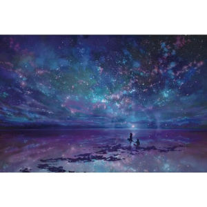Romantic Starry Night Sky Landscape Jigsaw Puzzle 500 1000 1200 2000pcs For Adults Stress Relief Family Quality Time Gift Toy
