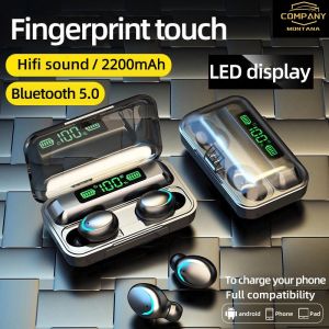 ♥ SFREE Shipping ♥ Original F9-5c Blutooth Earphone TWS 5.0 Wireless Earphone 8d Bass Stereo In-Ear Bluetooth Earphones Earbuds Handsfree Headset with Microphone Blootooth Earphones Charging Case