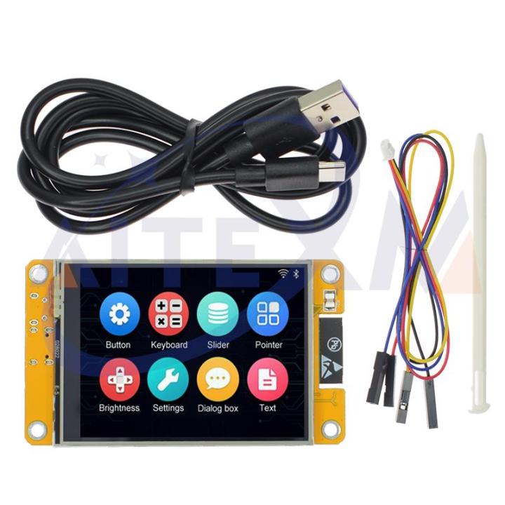 บอร์ดพัฒนา WiFi และบลูทูธ ESP32 Arduino lvgl 2.8 "240*320หน้าจออัจฉริยะ ...