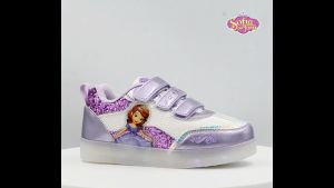 Disney Sofia the First LED Shoes for Kids Girls Deelia Purple
