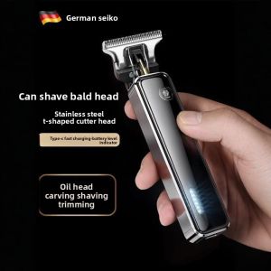 MONLEYTA | German Electric Trimmer Shaver For Bald Head And Beard Trimming Mens Tool Professional Hair Clippers Beard Razor Grooming Kit
