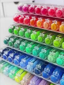 GuangNa 168/12 Colors High Gloss Acrylic Marker Pen SetHard Headed Drawing Pens for WoodDIY Graffiti Paint Pen Stationery