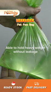 LeakLock Pet Poo Bag / Trash Rubbish Waste Bag – Made With Recyclable Plastic