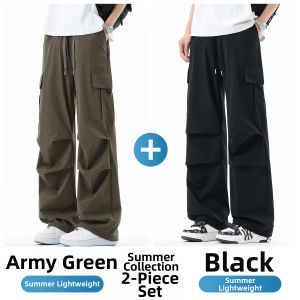 Paul Frank | Vintage Workwear Style Wrinkled Loose Straight Trousers