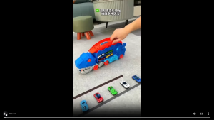 Dinosaur eat cars Truck Toys Container vehicles With 8pcs Alloy Pull-back Cars Model Toy For Children Christmas Birthday Gifts