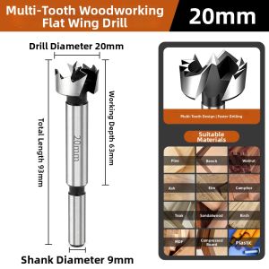 DAIENGONGJU | Self-centering Multiple Teeth Flat Wing Hole Opener 35mm