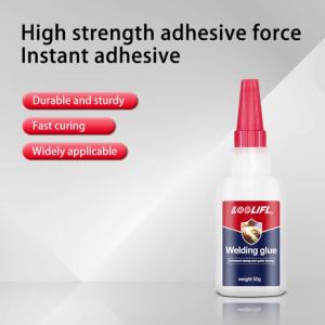 LOOLIFL | 50g Welding High Strength Oily Glue - Universal Superglue Mighty Instant Glue for Resin Ceramic Metal Glass