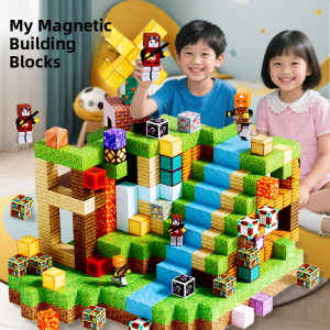JIFANPAUL | Magnetic Building Blocks Set for Children 3-6 Years Old