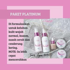 Juragan 47 - Marwah Skincare Platinum Paket Anti Aging Flek dan Glowing