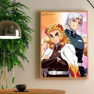 Bandai | Diamond Painting Uzui Tengen Anime Demon Slayer Diamond Mosaic Handmade Art Exquisite Creative Gift Home Decoration