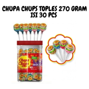 PERMEN TOPLES MURAH CHUPA CHUPS 270 GRAM ISI 30 LOLIPOP x 9gr