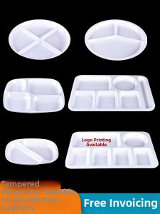 Commercial Use Sectioned Dinnerware 3 Sections 4 Sections